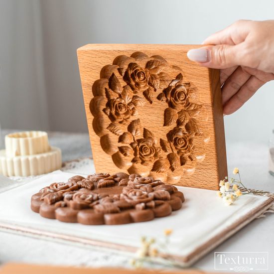 Пряничная форма Розовый сад