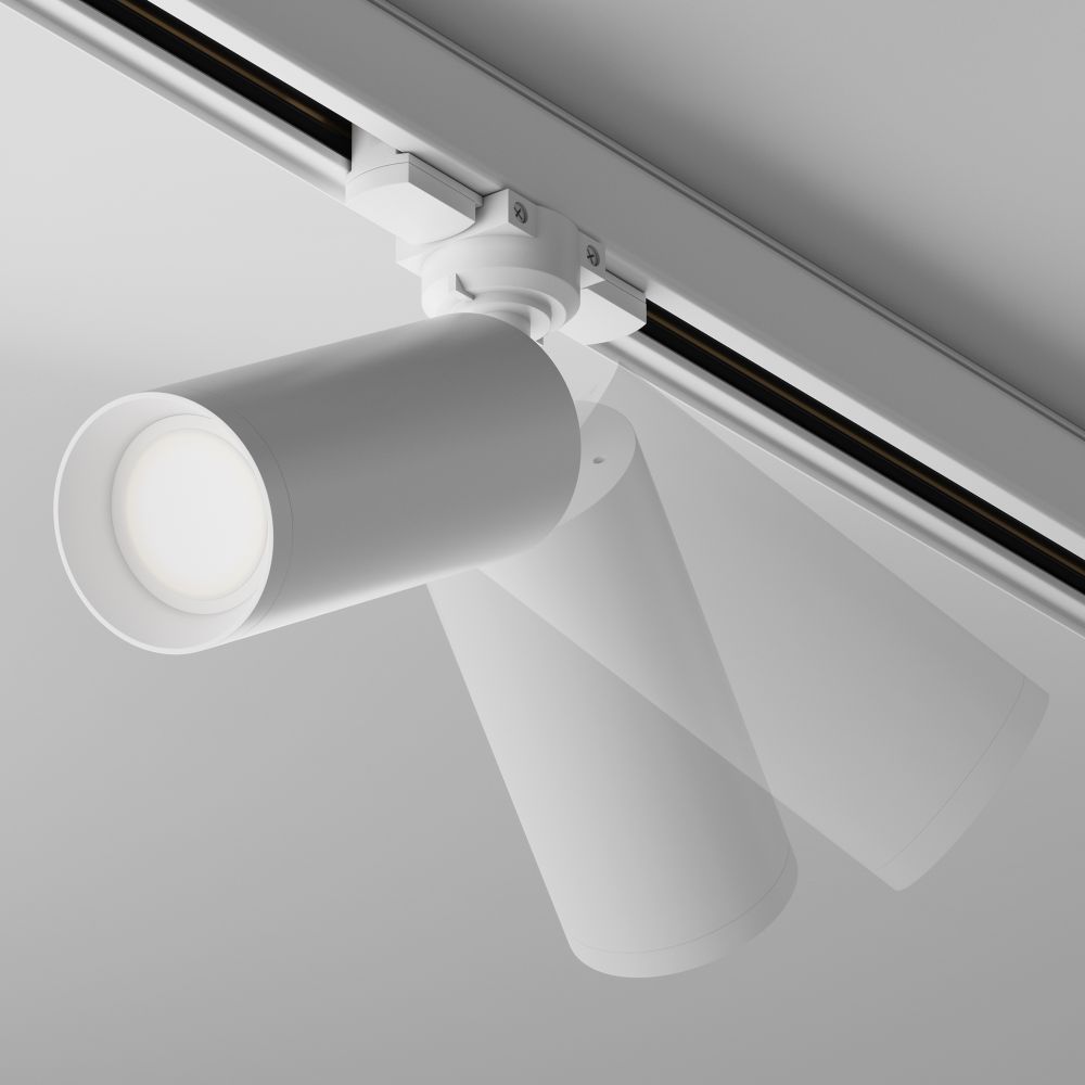 Трековый трехфазный светильник Maytoni Trinity Focus TR028-3-GU10-W