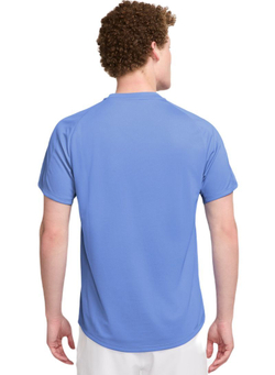 Мужская теннисная футболка Nike Court Dri-Fit Victory Top - небесный