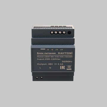 Блок питания 100W 48V IP20 831005 HDR PSL016 Maytoni