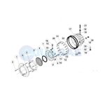 Резиновое уплотнение самоклеящееся прожектора IML В-039 (B-039-L23)