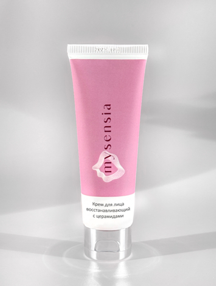 Крем для лица восстанавливающий с церамидами MYSENSIA