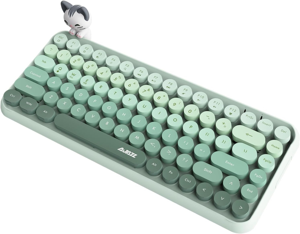 Клавиатура Ajazz 308i Cat Gradient Green зеленый