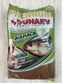 Прикормка "DUNAEV" на карася с чесноком 1кг