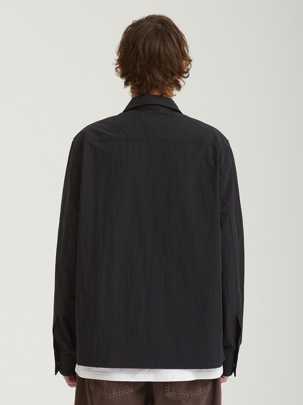 Мужская Рубашка Zip Through