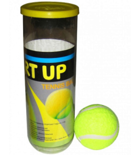 Мяч б/т START UP TB-GA03, туба 3 шт.