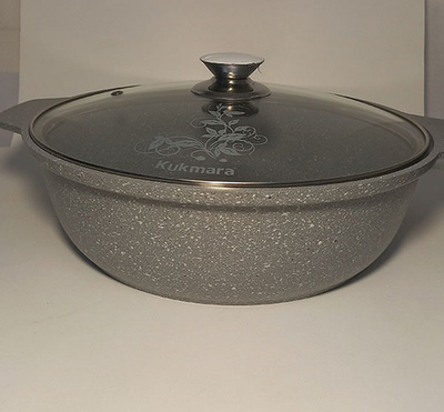 Кастрюля-жаровня Kukmara 3л. со стеклян.крышкой