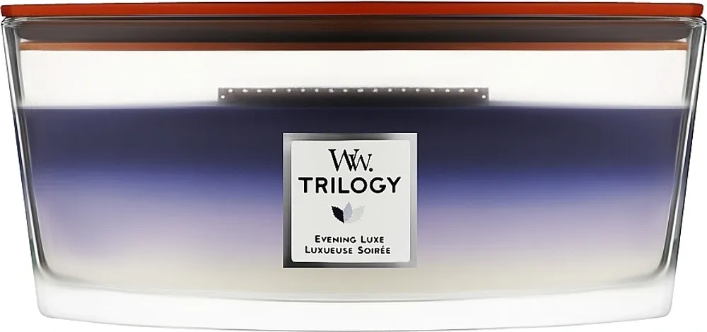 WOODWICK TRILOGY ELLIPSE EVENING LUXE CANDLE 453 GR