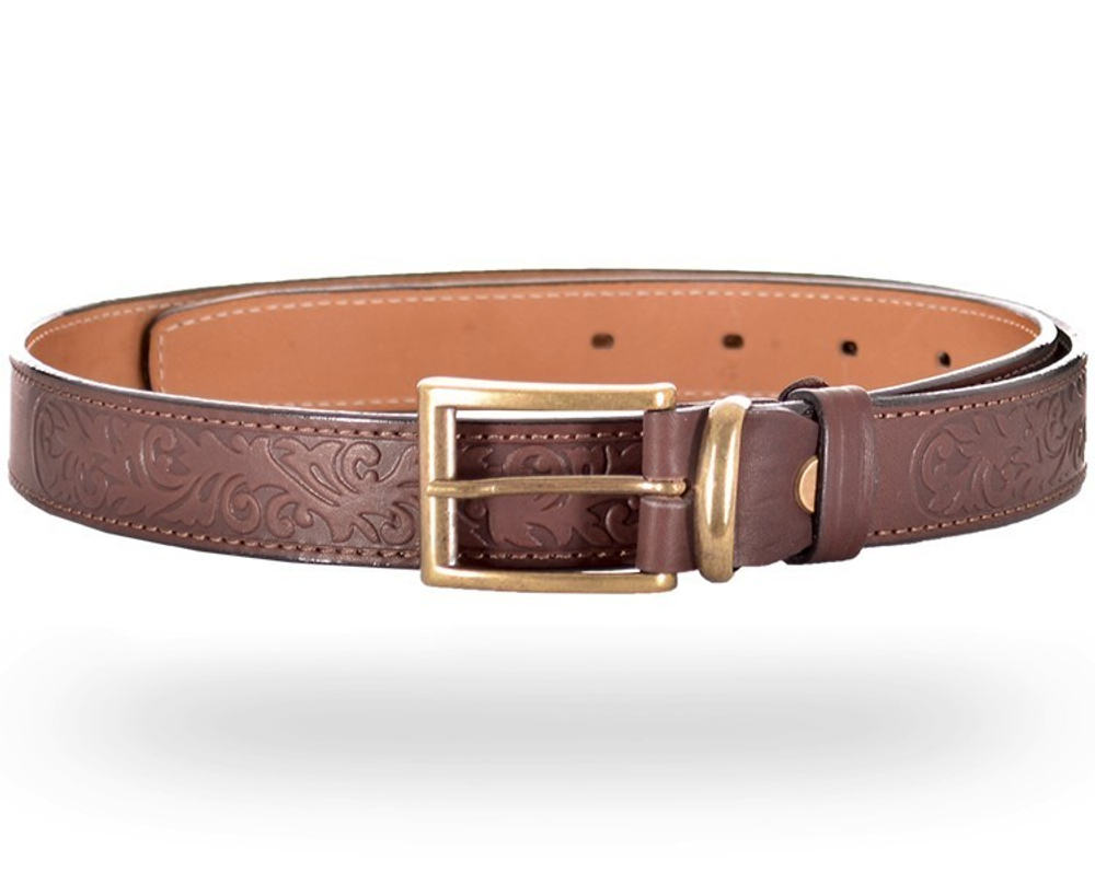 Ремень охотника брючный ХСН коричневый 30 мм