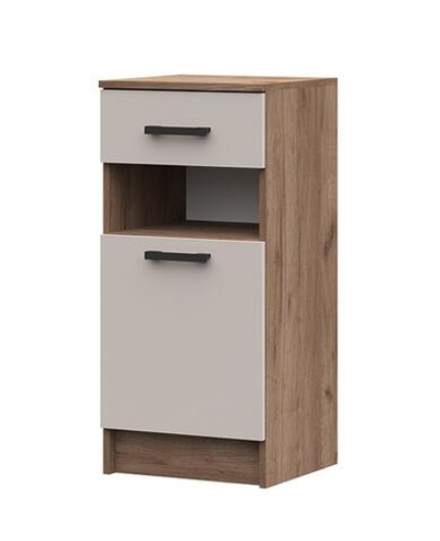 Машенька ТБ 201 Тумба с ящиком Дуб крафт табачный / Кашемир