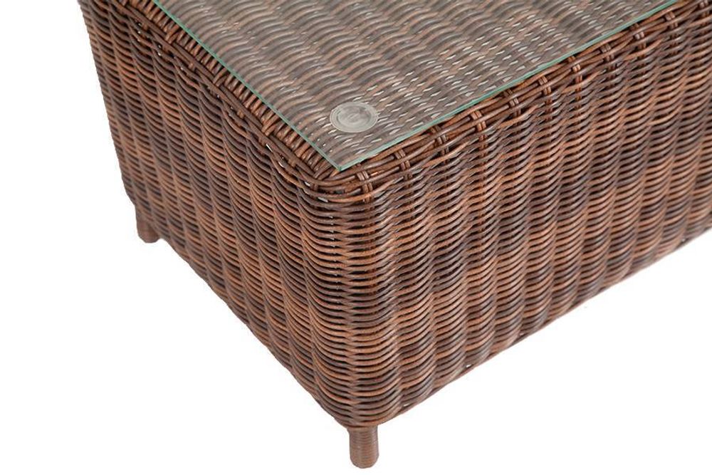 "Кон Панна" столик журнальный из искусственного ротанга, цвет коричневый