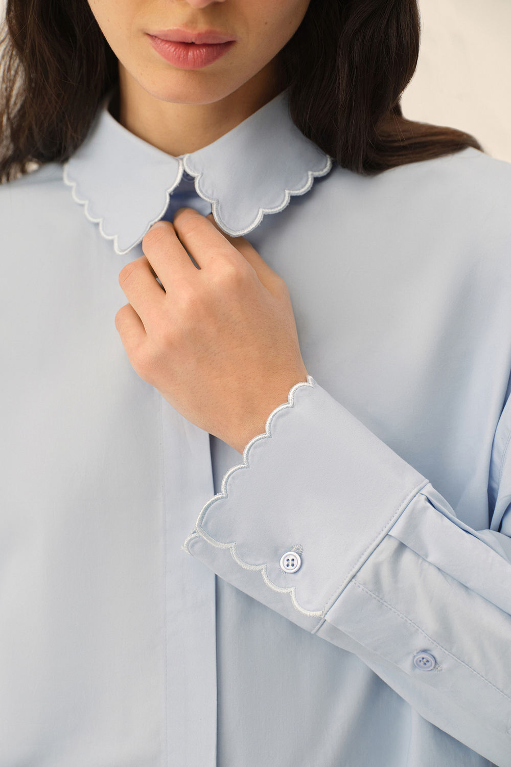 Рубашка (New classic), голубая