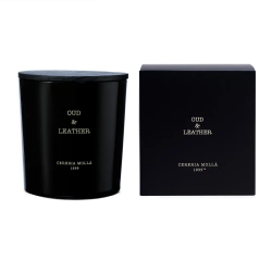 Cereria Molla Свеча Oud leather 600 г 3 узла CM-6649
