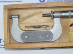 Микрометр резьбовой МВМ- 75 (50-75мм.) Ц/д 0,01мм. ГОСТ 4380-78 (8 пар вставок)