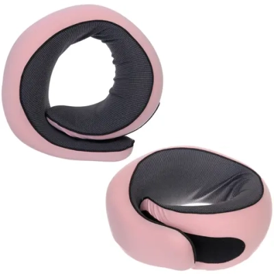 Подушка дорожная «TRIP - Sleep», мемори-эффект, цвет розовый