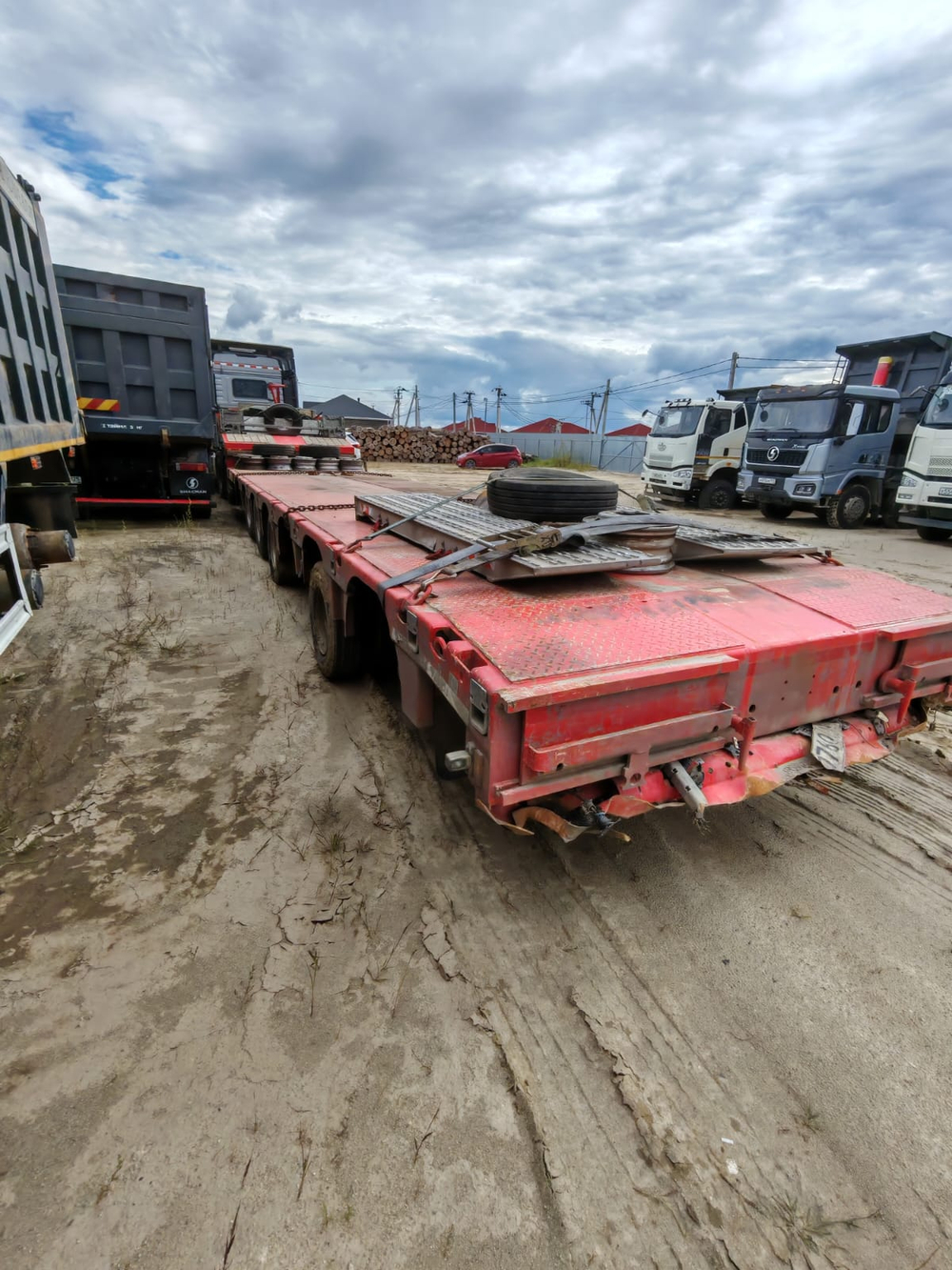 Тверьстроймаш 99397 Полуприцеп тяжеловоз 7 осей 99397Е-04 (Раздвижной)