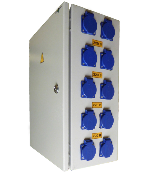 Щит силовой для строительной площадки ЩСсп-32-4-0/0/20, без стойки