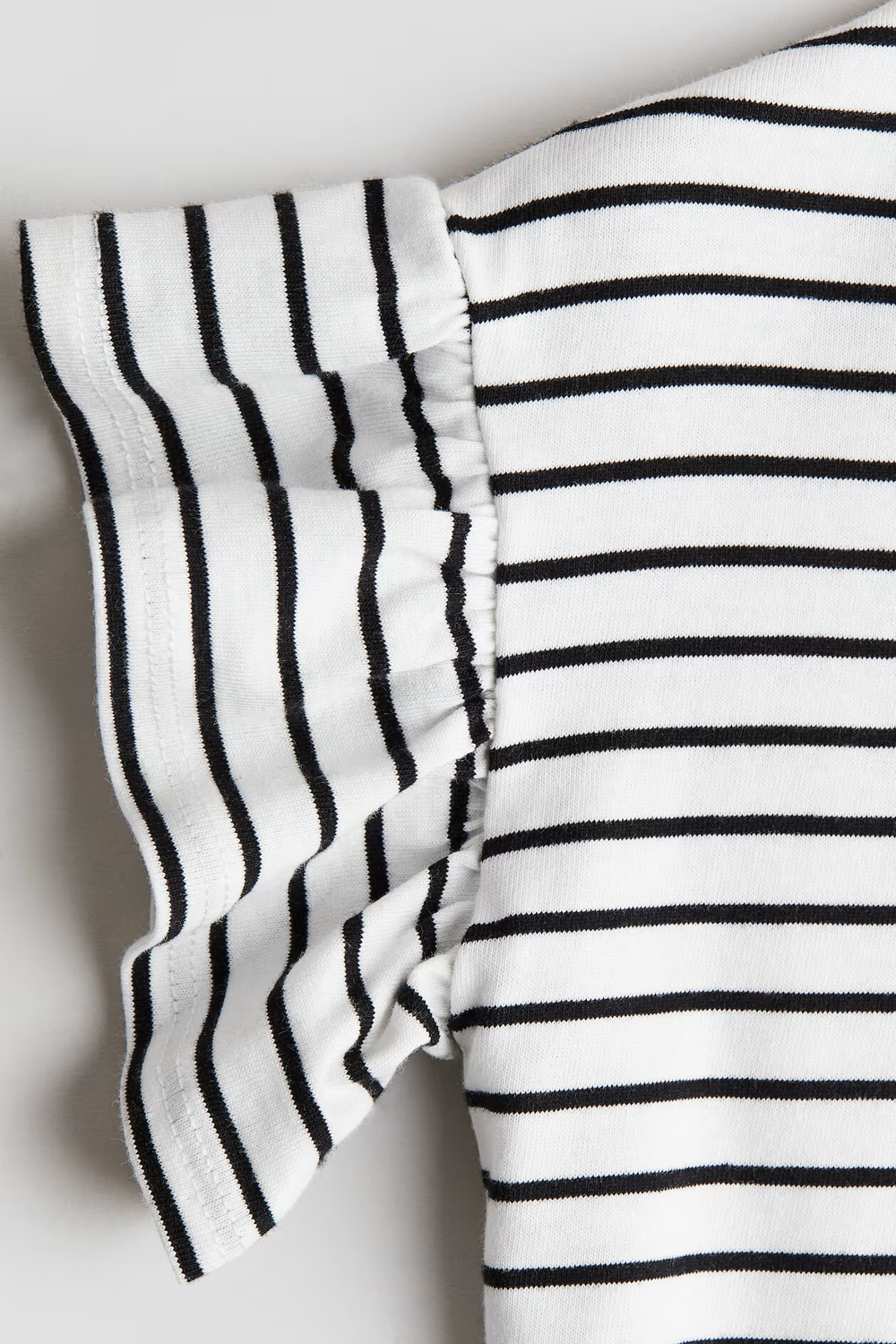 H&M Хлопковый топ, полоски