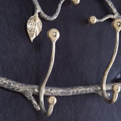 Вешалка настенная Терра (с зеркалом) Каштан Амбер