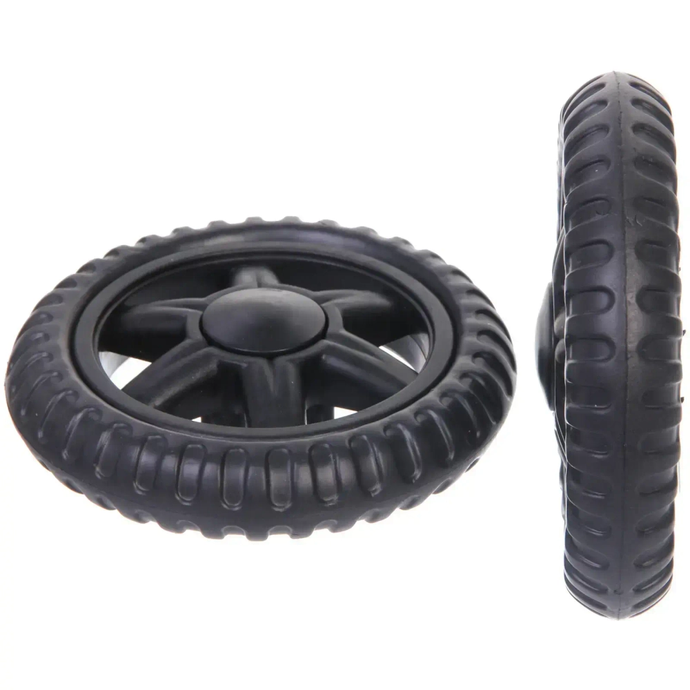 Колесо для тележки 2 шт. 14х2,5см. черное