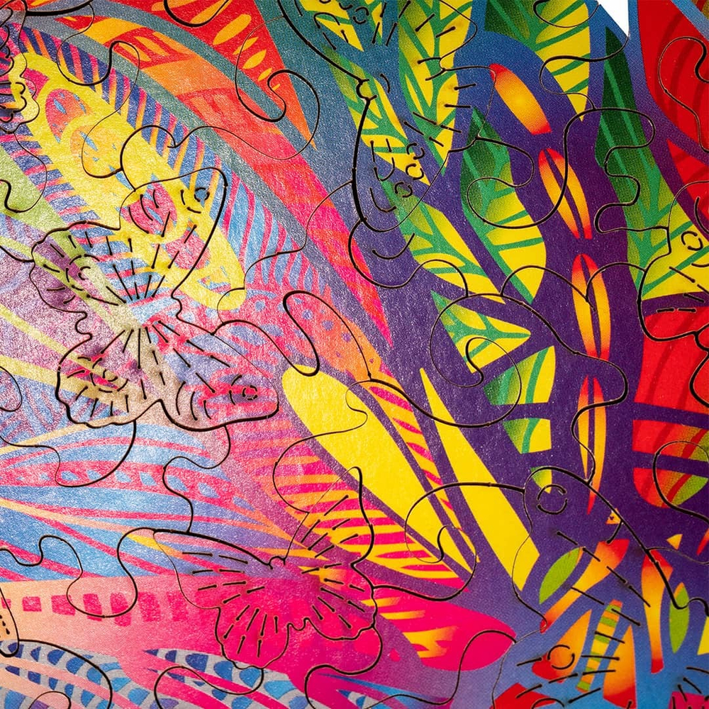 Драгоценная бабочка от Wood Trick - сборные пазлы причудливой формы, это картины, которые вы собираете сами