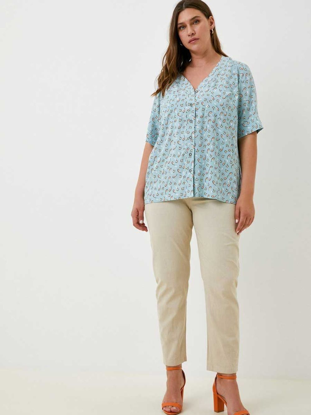 Брюки из хлопка