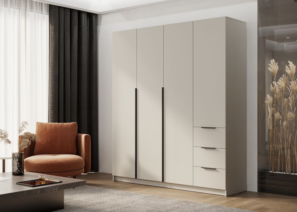 ВЕНТУРО Шкаф 4-х ств.с ящиками ШК-003