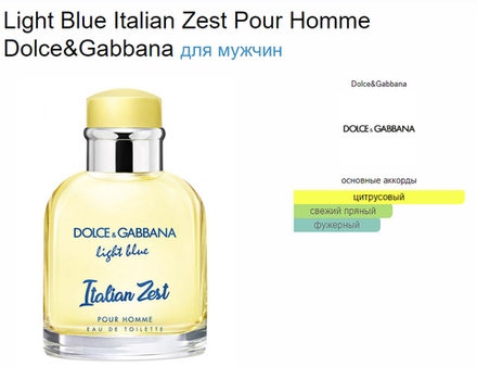 Dolce&Gabbana Italian Zest Pour Femme 100 ml (duty free парфюмерия)