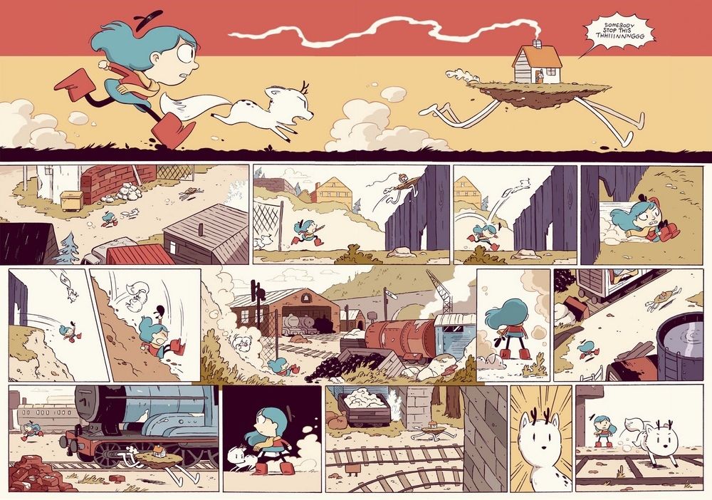 Комикс Хильда и каменный лес