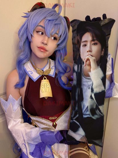 Мини дакимакура Хан Джисон из Стрей Кидс | Stray Kids арт. M1023, 60х20 см