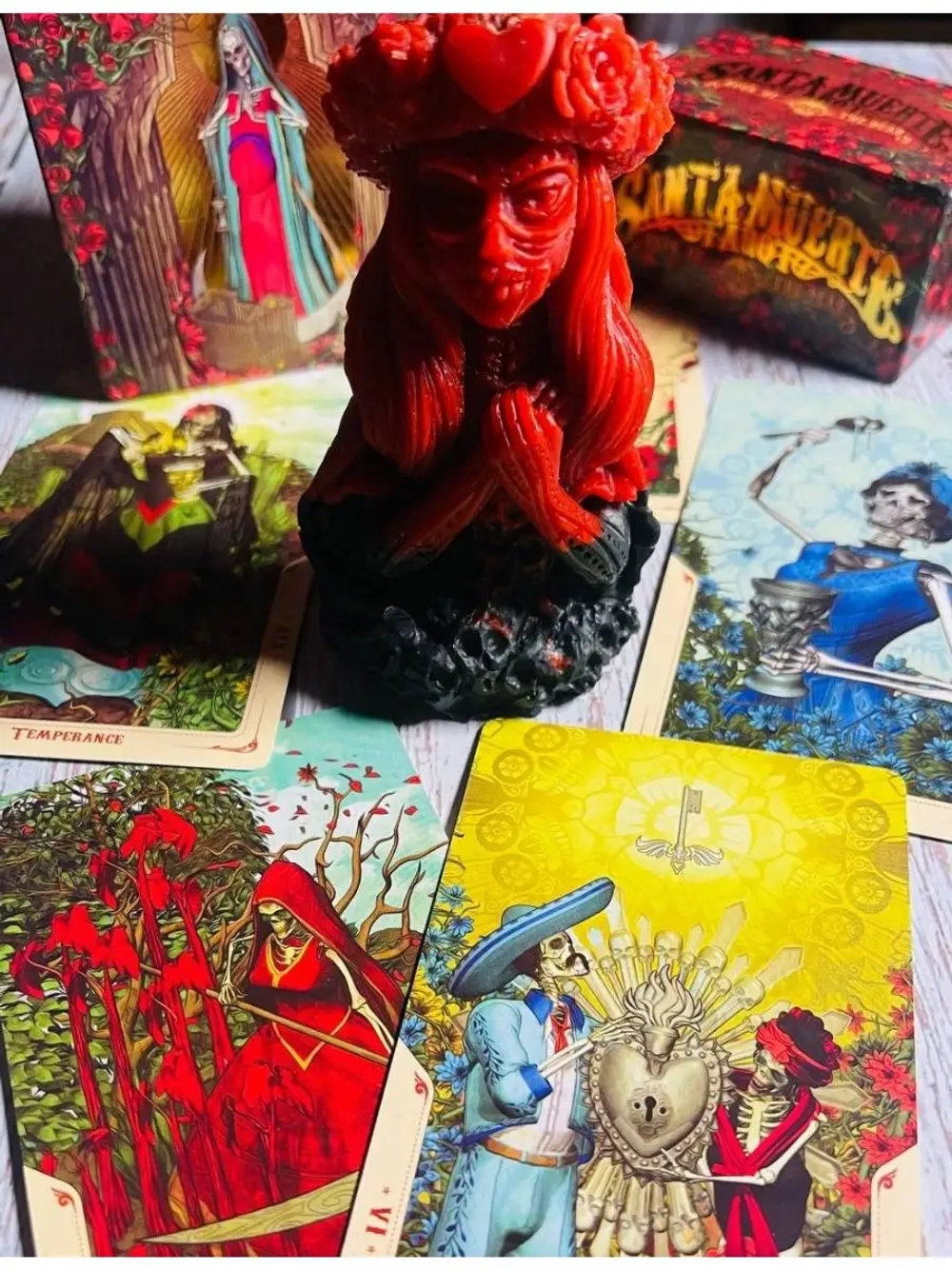 Свеча программная "Санта Муэрте"