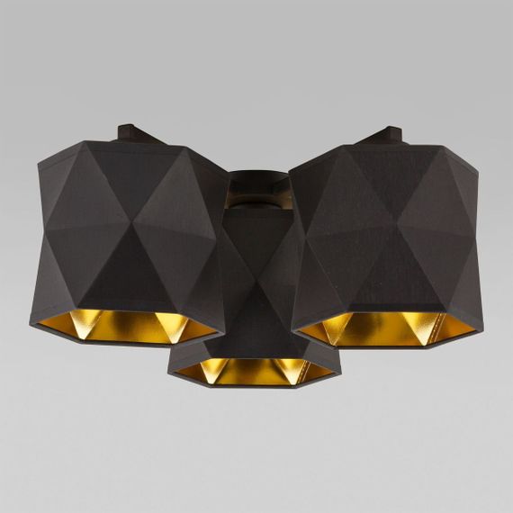 Потолочная люстра TK Lighting 1042 Siro Black Gold