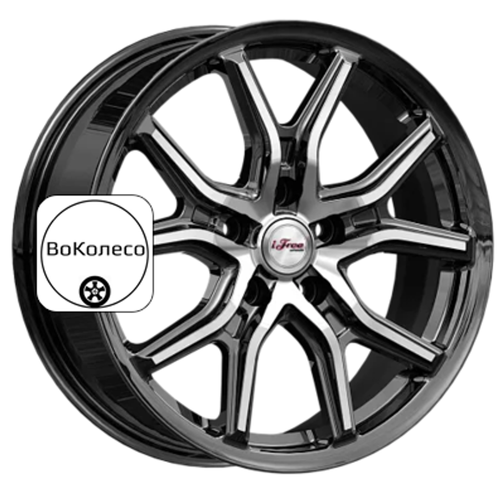 6,5x17/5x112 ET33 D57,1 Страйк (КС1080) Блэк Джек iFree