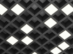 Светильник LED FTP Грильято Домино х6 50х50 (35х35) 12Вт 4000К IP20 330Лм DARKLUM
