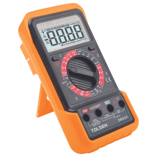 Мультиметр цифровой 3 1/2 digits LCD, TOLSEN "INDUSTRIAL" 38031