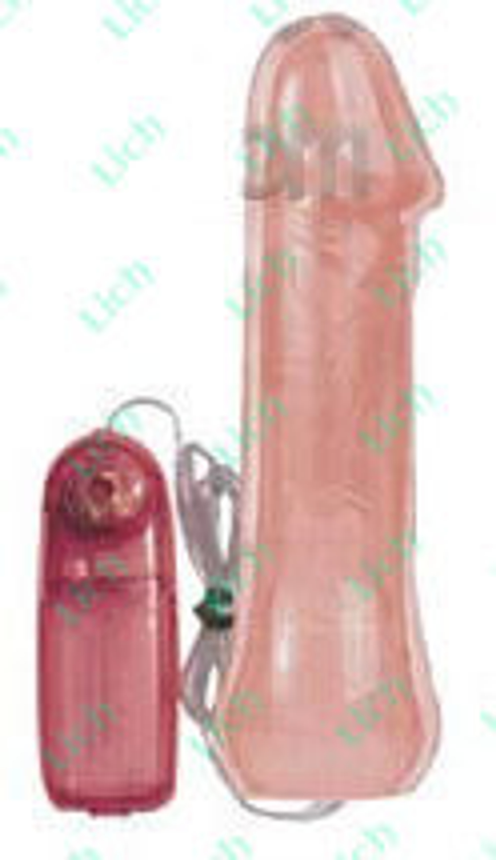 Вибратор реалистичной формы телесного цвета на дистанционном управлении