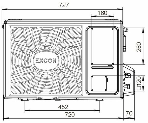 Настенный кондиционер Excon CR-01-0211 — (1)