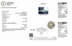 Лабораторно-выращенный бриллиант Кр-57 5.85-5.87 мм E/VS2 0.77 ct