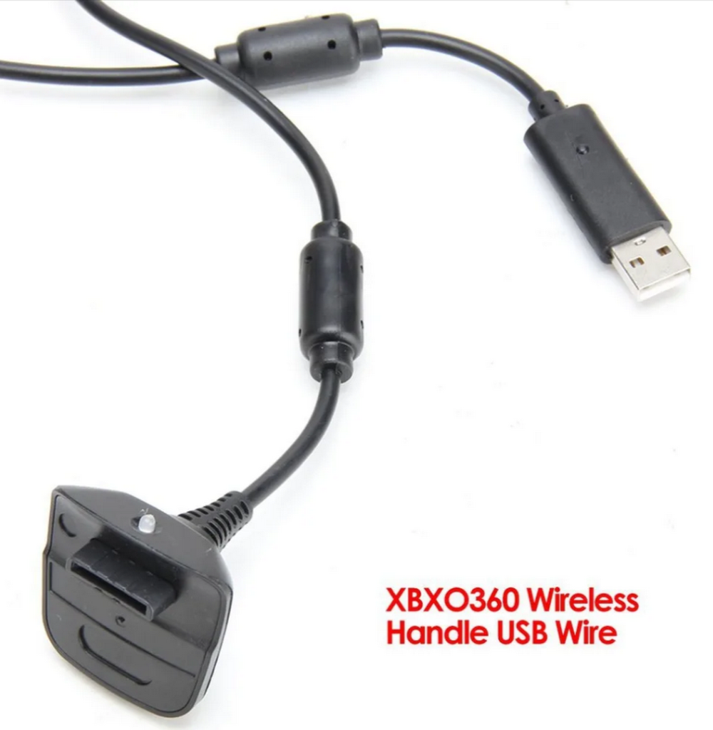 Кабель для зарядки джойстика на X-BOX 360 (2in1)