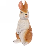 Фигура из гипса «Зайчик» 35см бежевый