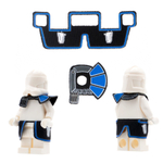 Комплект тканевых аксессуаров для клонов коммандеров (Цвета в ассортименте)