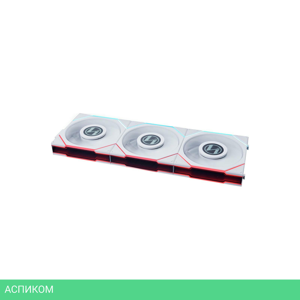 Комплект вентиляторов для корпуса Lian Li Uni Fan TL LCD 120 White 3шт (G99.12TLLCD3W.00)