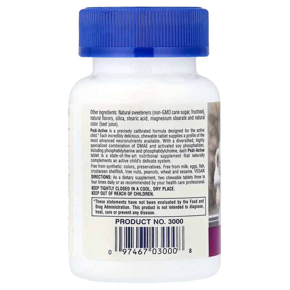 NaturesPlus, Pedi-Active®, ягодное ассорти, 60 жевательных таблеток