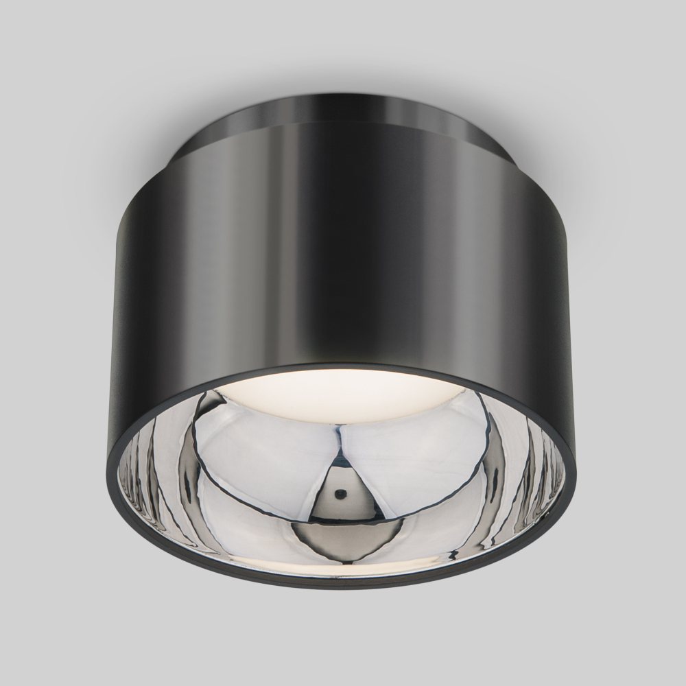 Накладной светильник 1069 GX53 Черный жемчуг