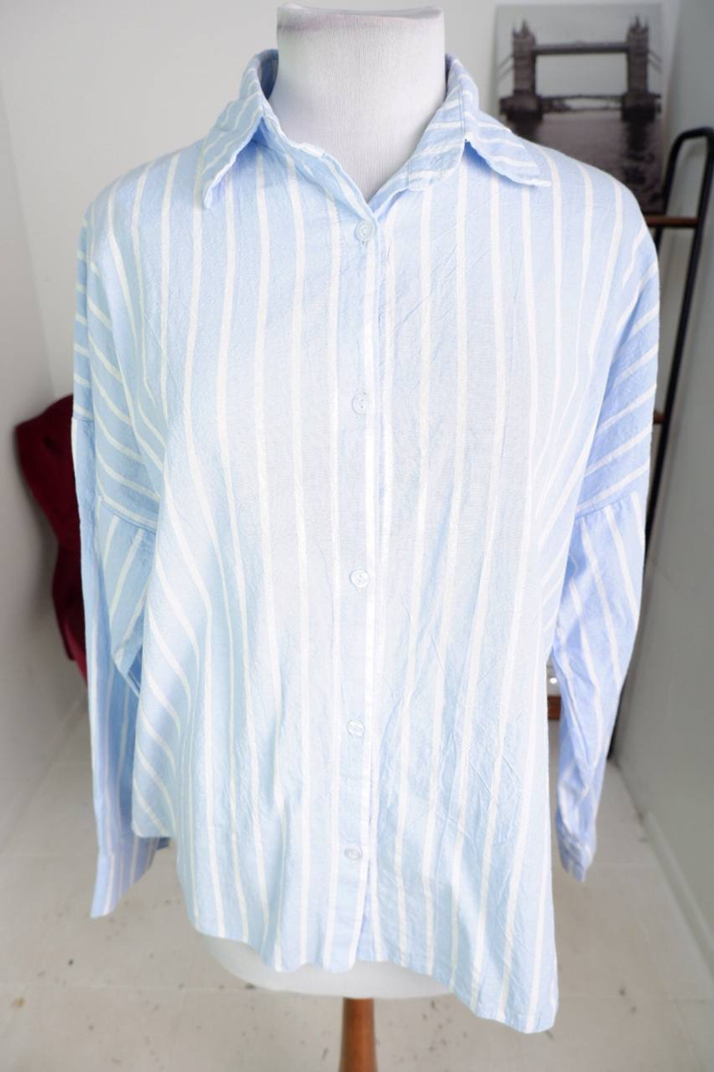 Блузка для повседневного образа, маркировка М, визуально на 46 размер