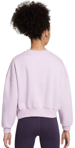 Детская теннисная куртка Nike Girls Sportswear Club Fleece - doll/white