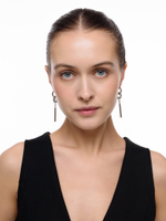 Серьги "Brutal Stick" Silver