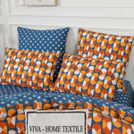 Комплект постельного белья Делюкс Сатин 100% хлопок на резинке LR448