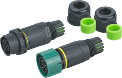 Коннектор Navigator 95 829 NTB-I03-3P-SL-IP68 I-образный 3PIN