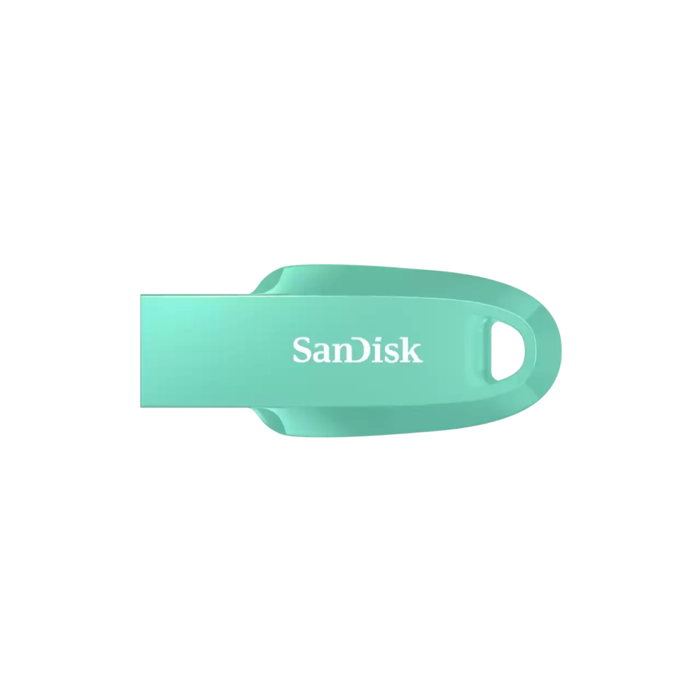 Флеш-накопитель SanDisk Ultra Curve USB 3.2 Gen1 64GB, R 100 МБ/с зеленый